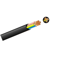 Cable Multi Core Flexible - 5 Core 6mm2 - Black (cm)